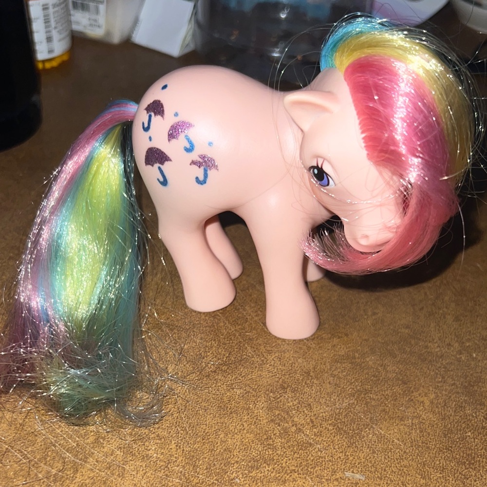 Colorful Pony Toy with Rainbow Mane